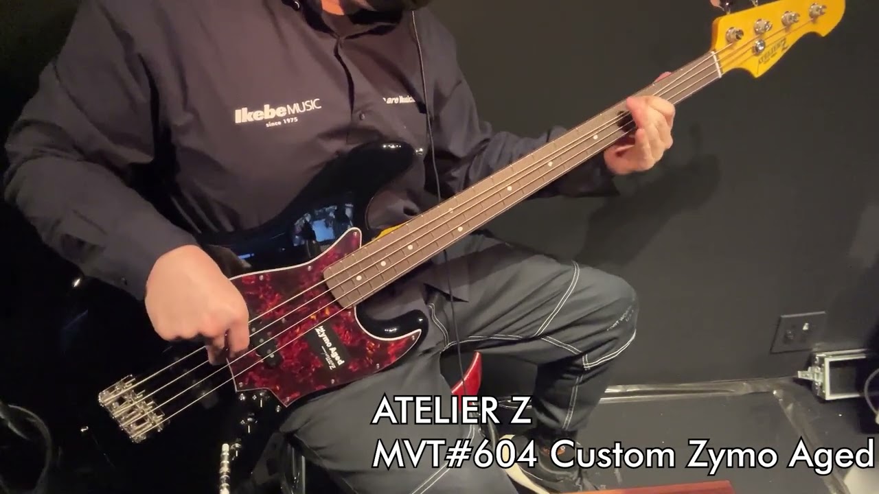 Ikebe B-Sound Check】ATELIER Z MVT#604 Custom Zymo Aged (BLK/R