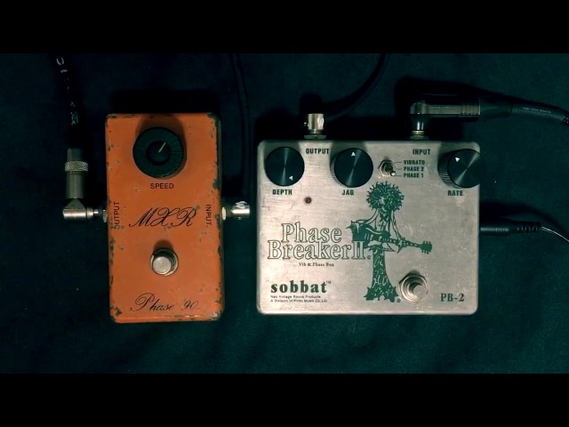 Sobbat Phase Breaker2 vs MXR Phase90 1974 BUD Box Long Ver. - YouTube