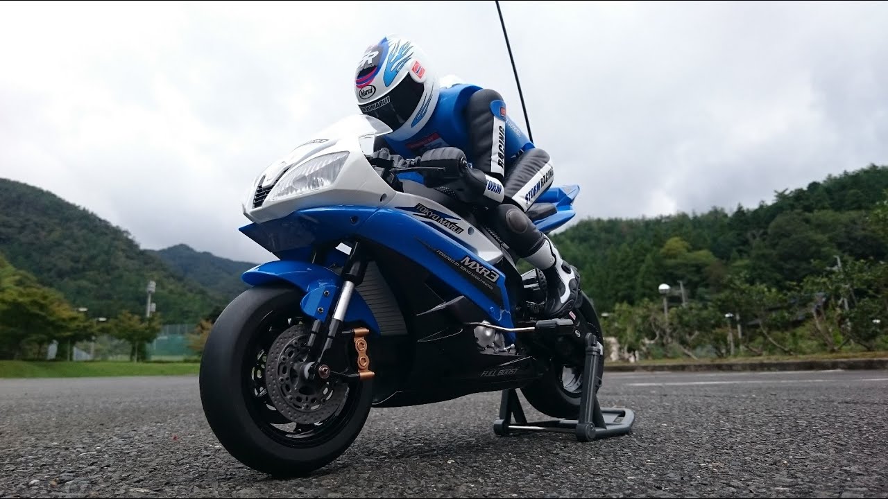 RC Bikeバイク初体験！東京マルイ TOKYO MARUI STREET RACER - YouTube
