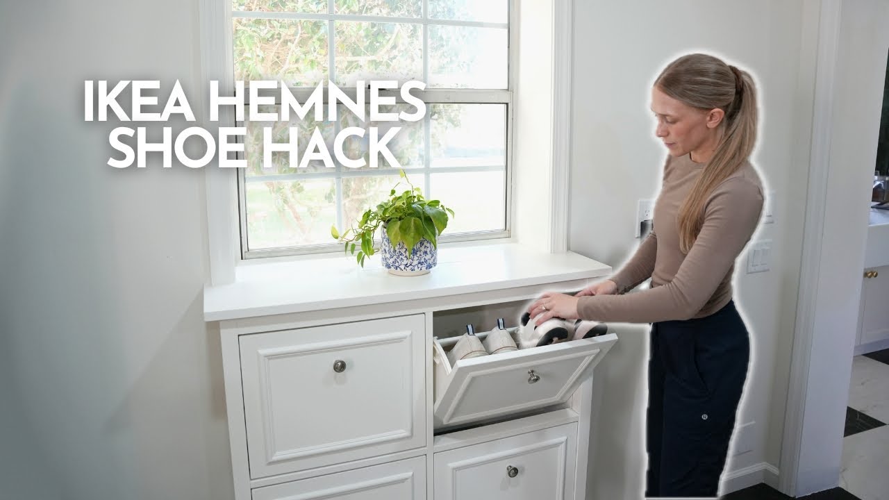 Ikea Hemnes Shoe Hack 🥾👟 - YouTube