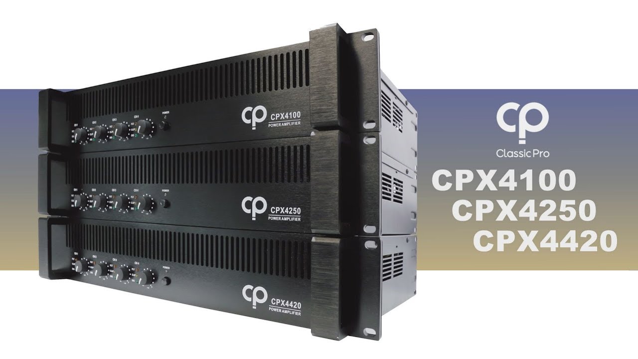 CLASSIC PRO（クラシックプロ）/ CPX4250 4チャンネル パワーアンプ