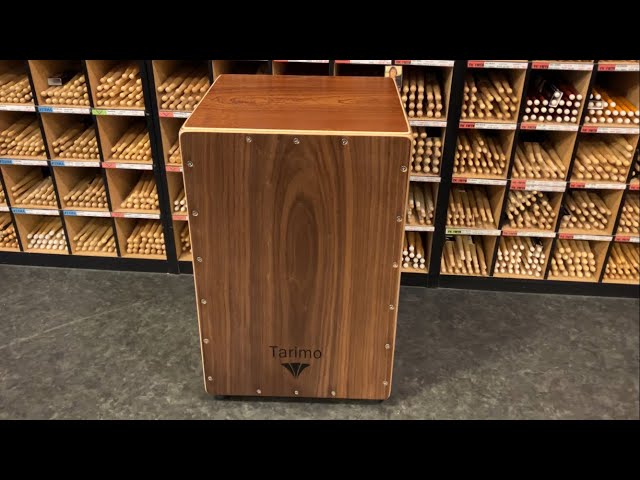 Tarimo Cajon B32-310 / MADE IN JAPAN カホン - YouTube