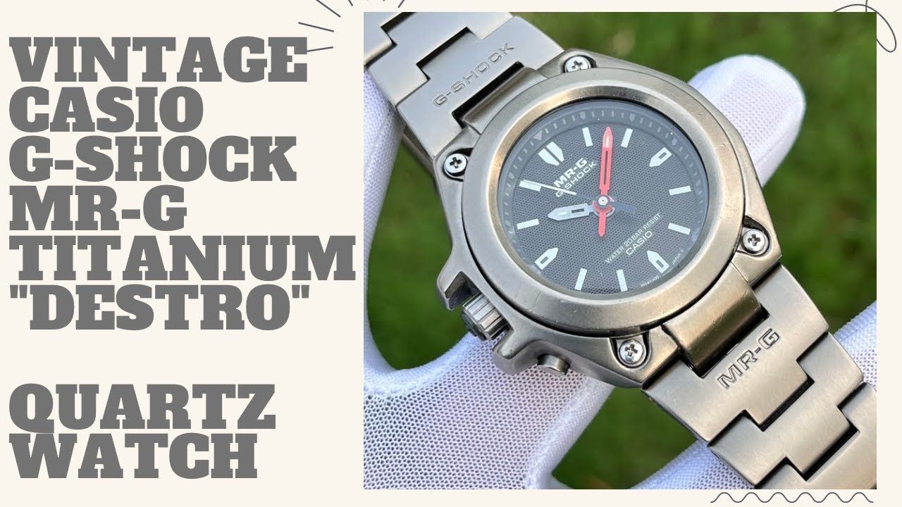 Vintage Casio G-Shock MR-G Titanium 