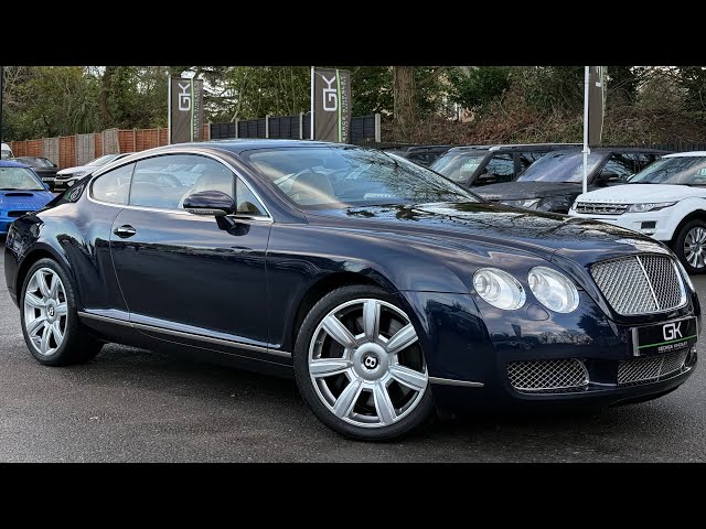 2007 Bentley Continental GT in Dark Sapphire with Magnolia Hide