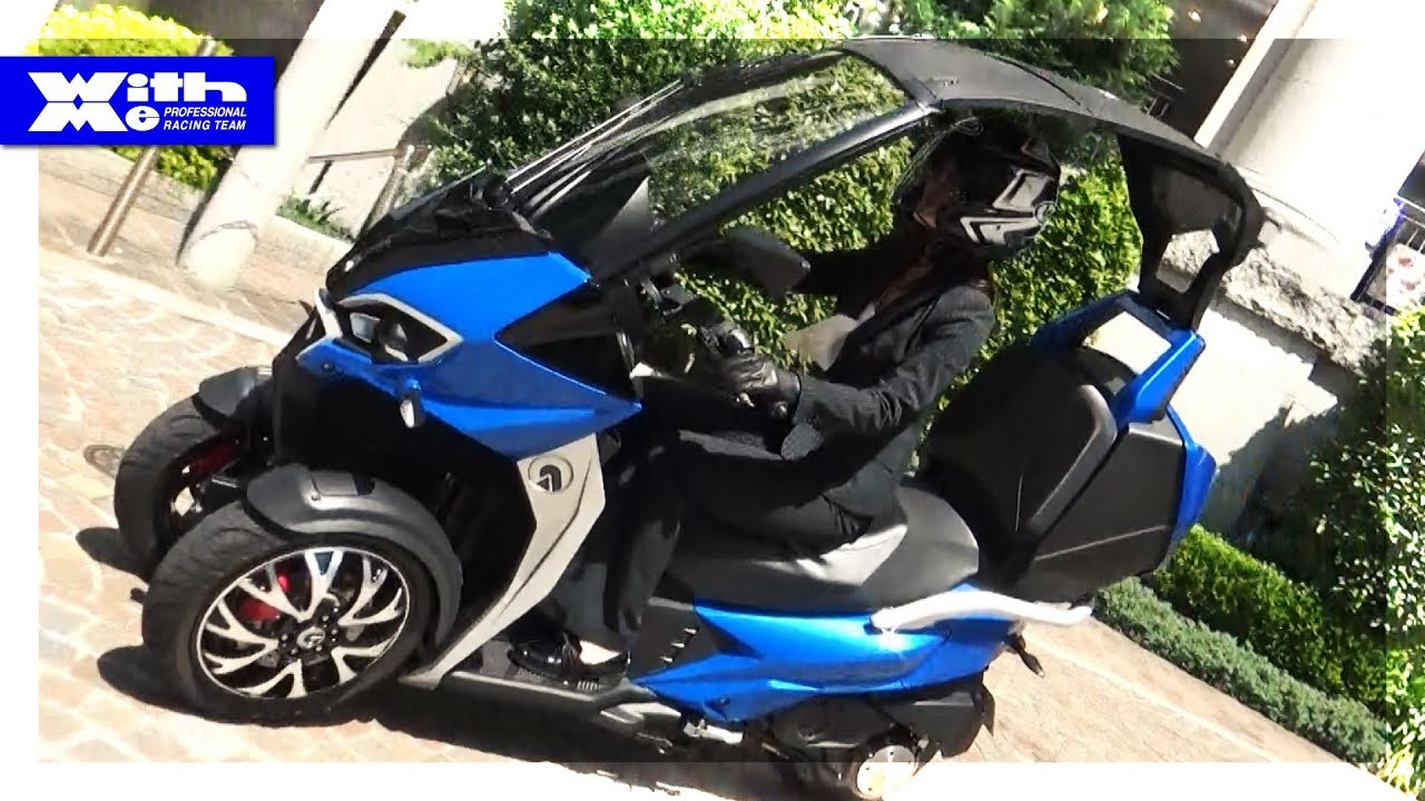 Italian-made Adiva AD1 200 front-twin scooter | Hiroshi Maruyama's