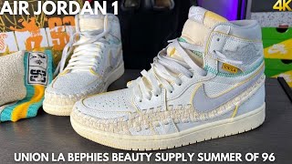 Air Jordan 1 Union LA Bephies Beauty Supply Summer Of 96 On Feet