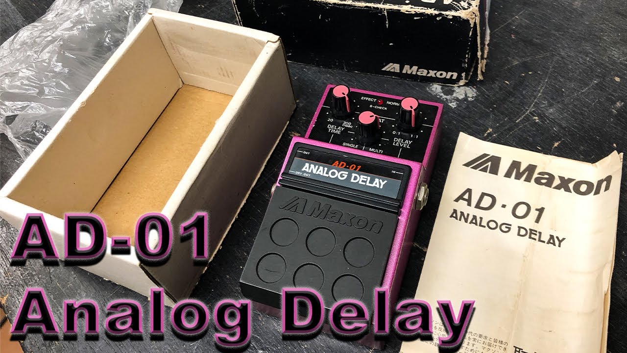 The Japanese Pedal Show: Maxon AD 01 - YouTube