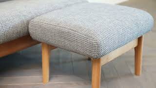 極美品】浜本工芸 スツール 4000 DA オットマン オーク 極美品】浜本