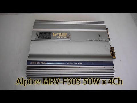 Alpine MRV-F305 V12 Car Amplifier - YouTube