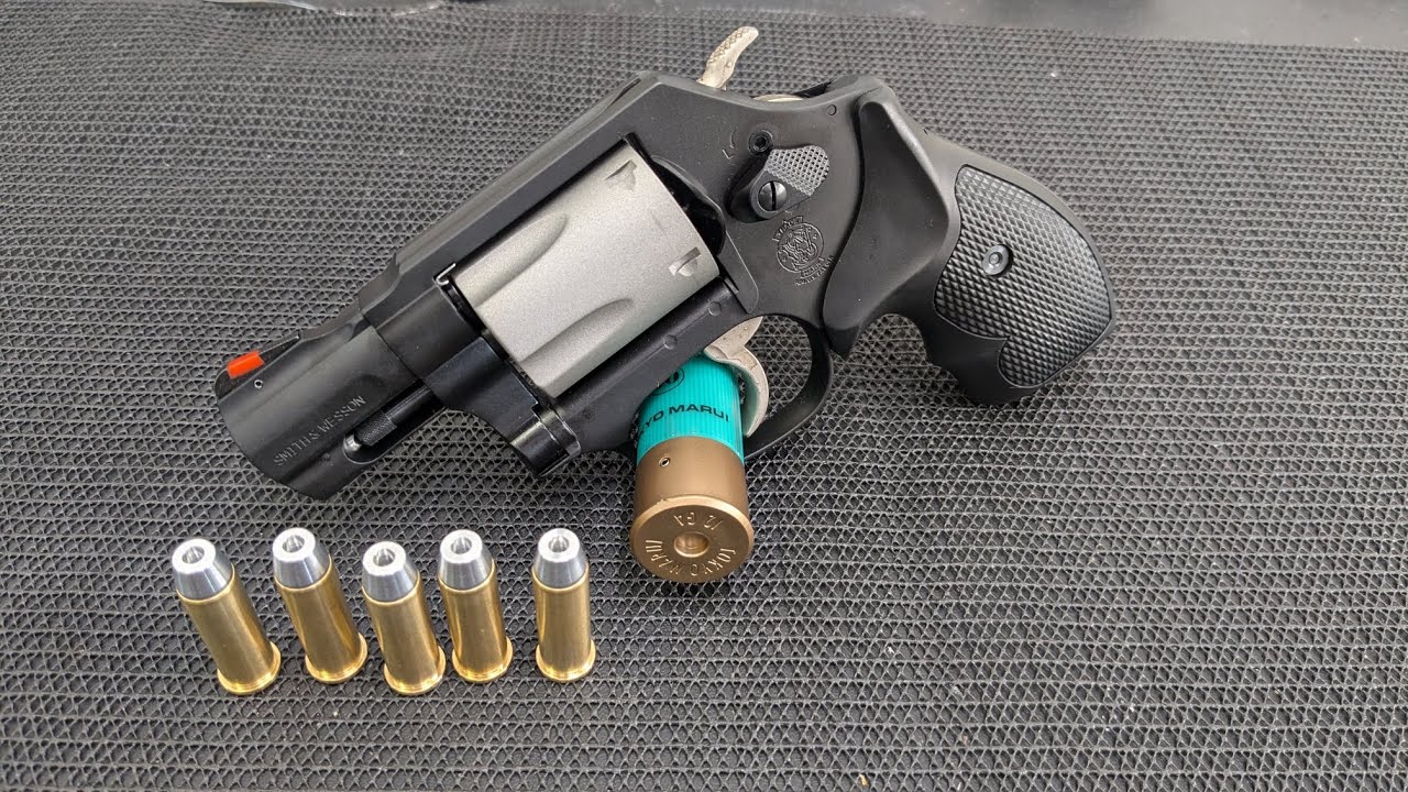 モデルガン】タナカ S＆W M360PD - YouTube