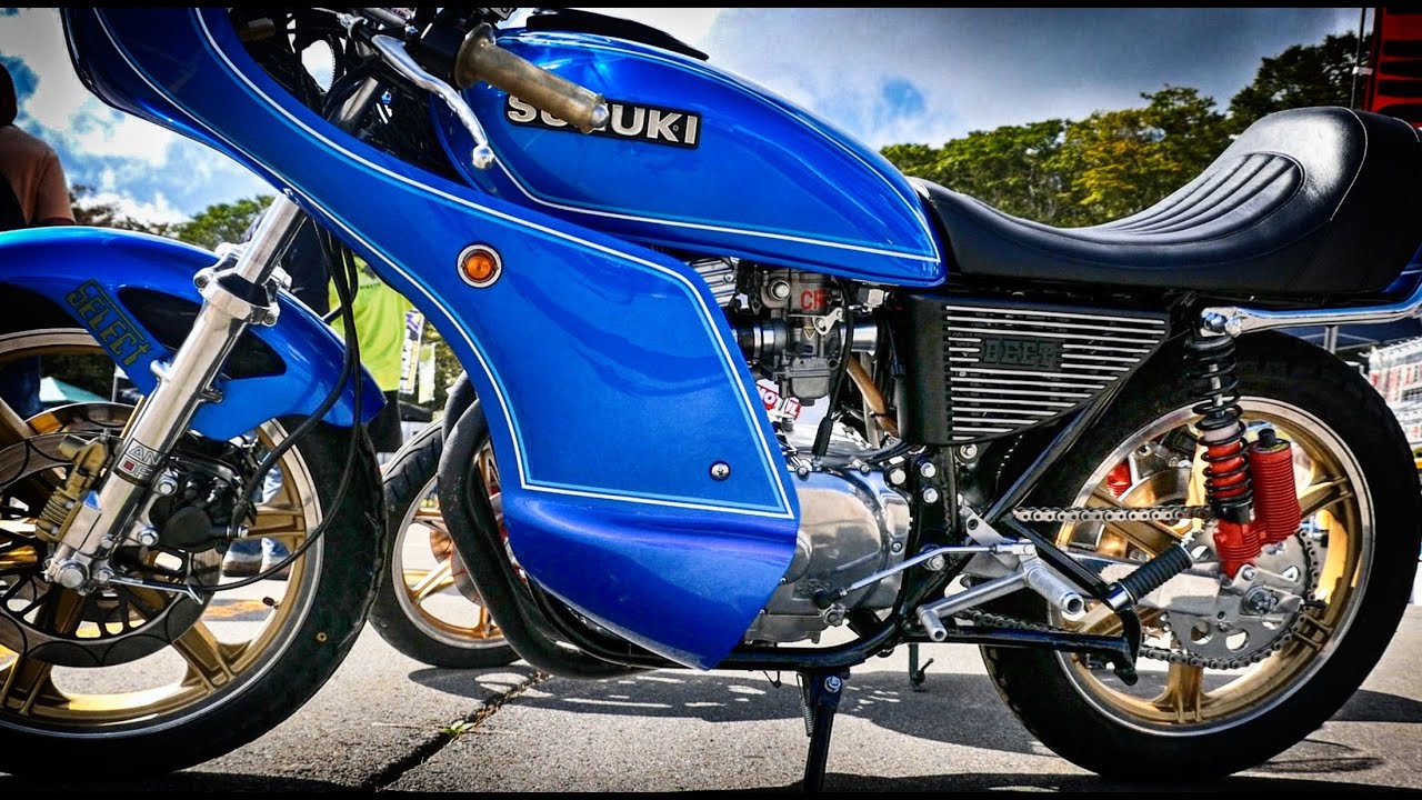 SUZUKI GS400E ダブルセブン ロケットカウル - YouTube