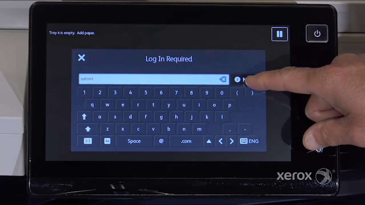 Xerox® AltaLink® Controller Administrator Mode - YouTube