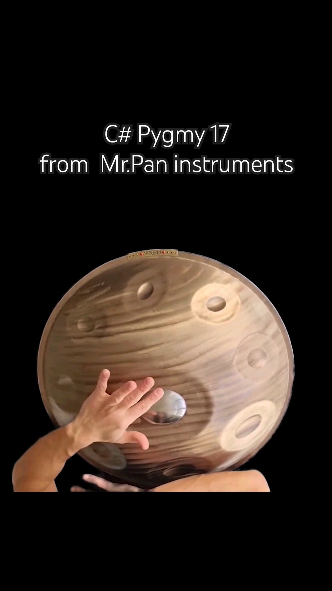 Short Impro on C# Pygmy 17 from Mr.Pan instruments #handpan