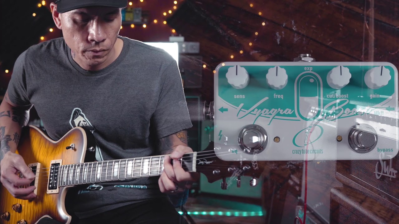 Crazy Tube Circuits Vyagra Boost MkII pedal - Boost Parametric EQ