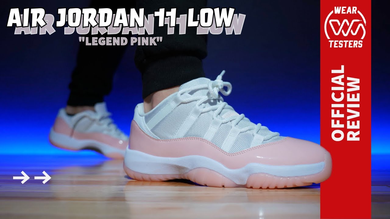 Air Jordan 11 Low Legend Pink - YouTube