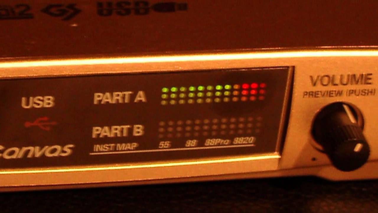 Roland SC8820 - Midi Demo - YouTube