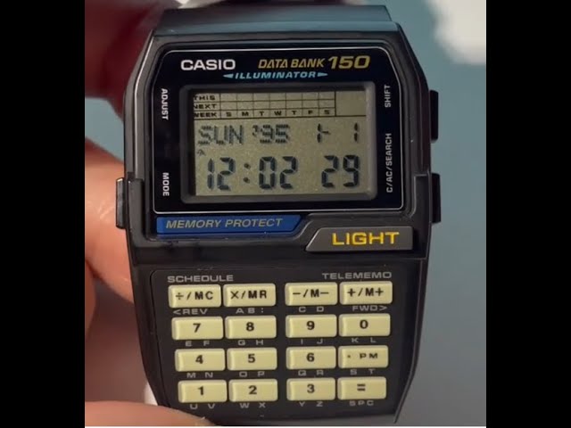 CASIO データバンク DBC150 レビュー - YouTube