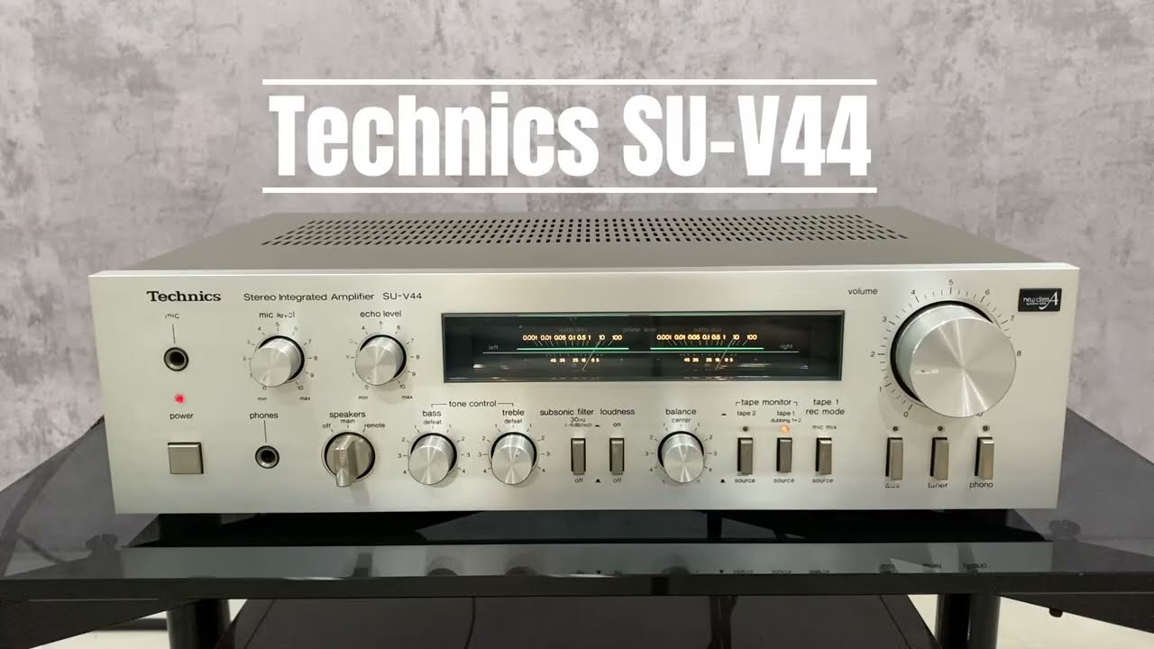 Technics SU-V44 amplifier, Japan - YouTube
