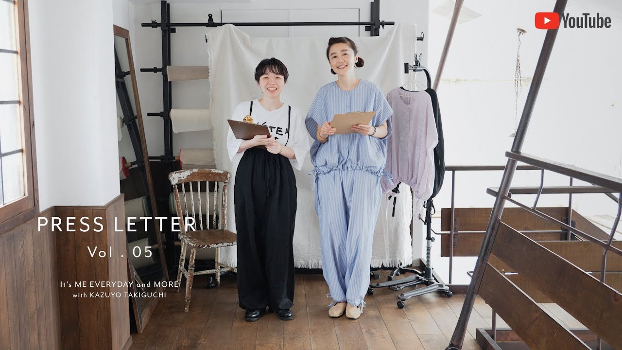 PRESS LETTER vol.05 It's ME EVERYDAY and MORE with KAZUYO