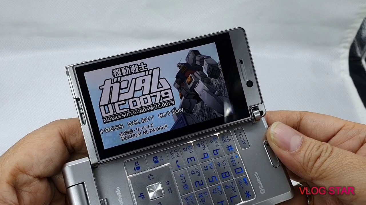 Let's play Gundam on Panasonic foma 906i (Hp jadul ) japanese