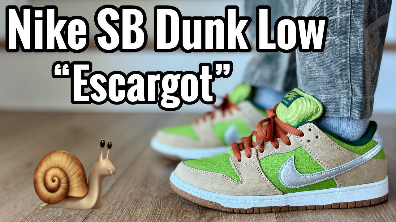 Nike SB Dunk Low “Escargot” Review & On Feet - YouTube