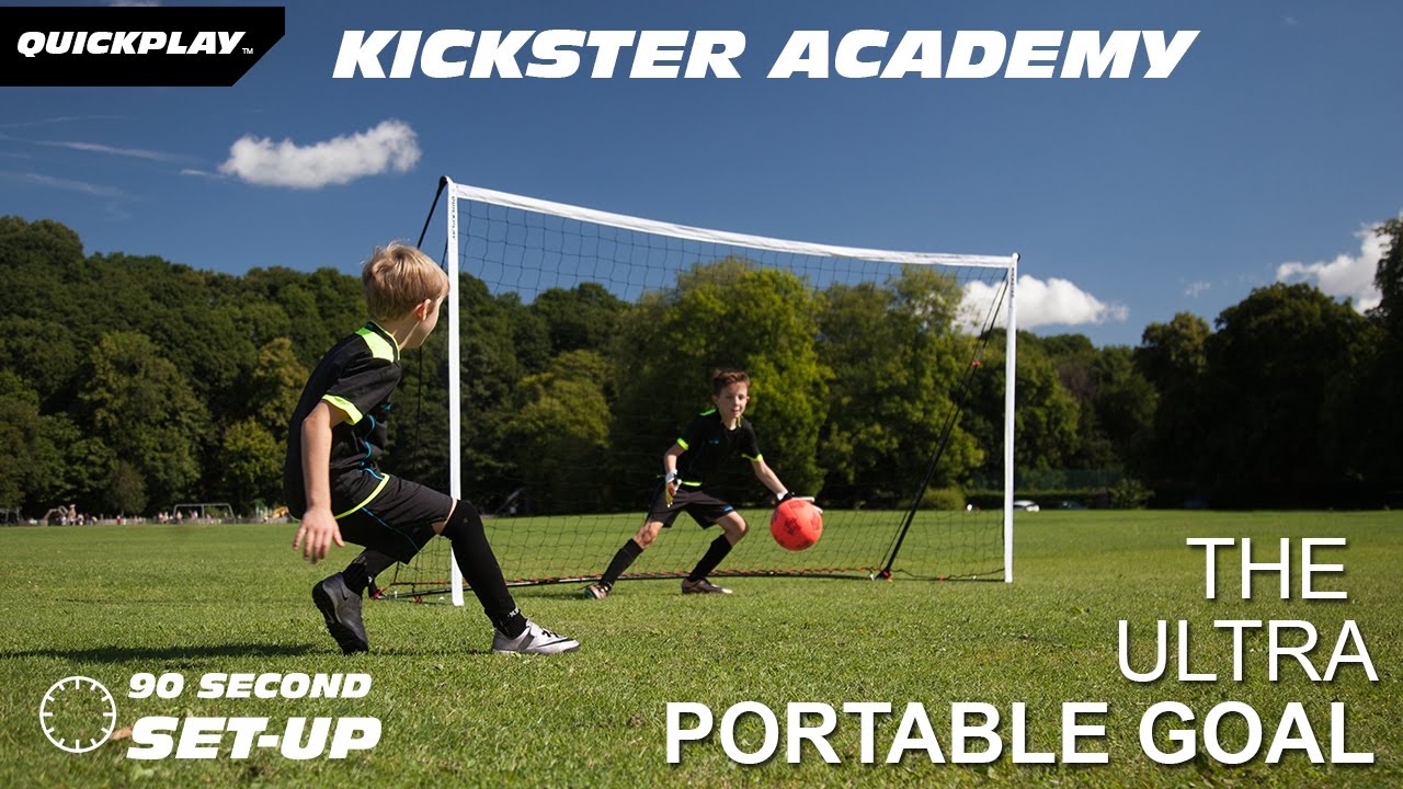 Quickplay Kickster Academy Portable Goal (16 x 7ft) - Euro Soccer