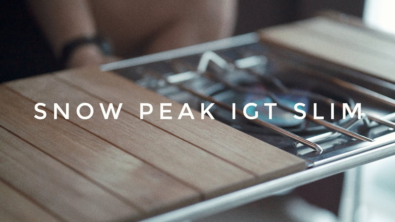 Snow Peak IGT Slim Unboxing | แกะกล่อง IGT Slim - YouTube
