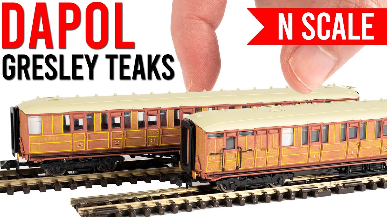 Surprisingly Detailed Dapol LNER Teak Coaches in N Gauge