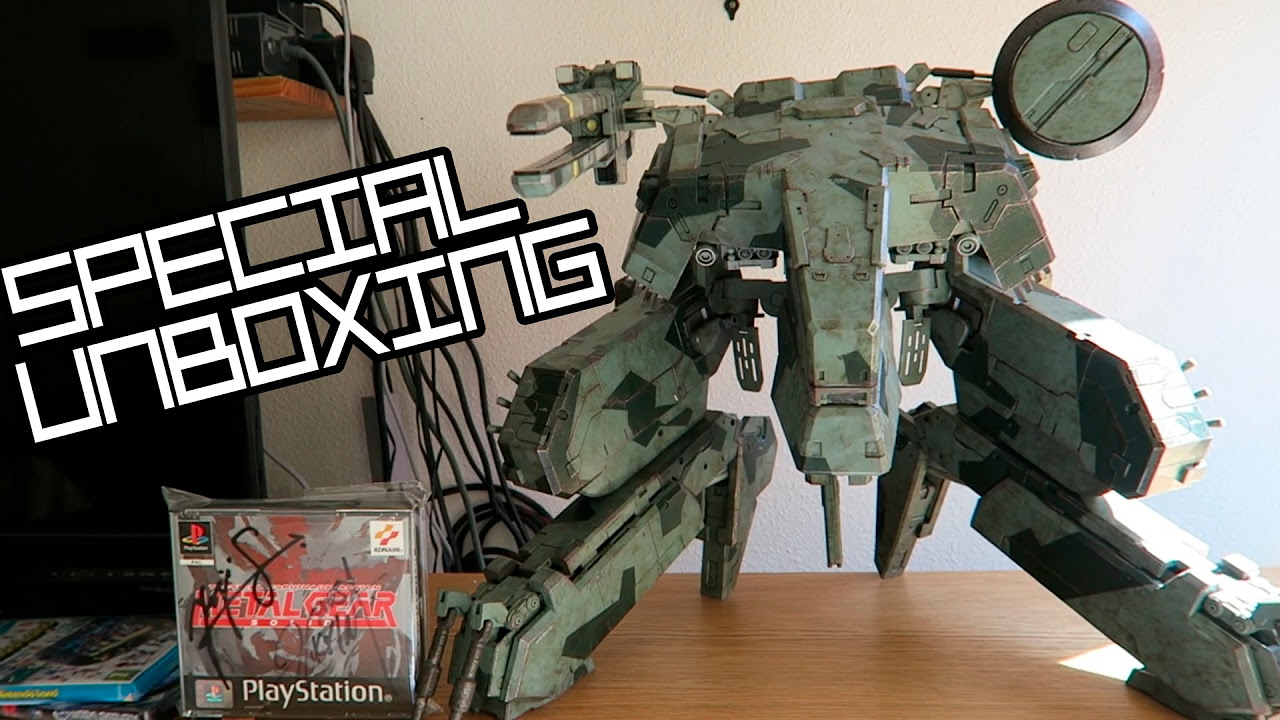 METAL GEAR REX UNBOXING threeA 3A / Sideshow - YouTube