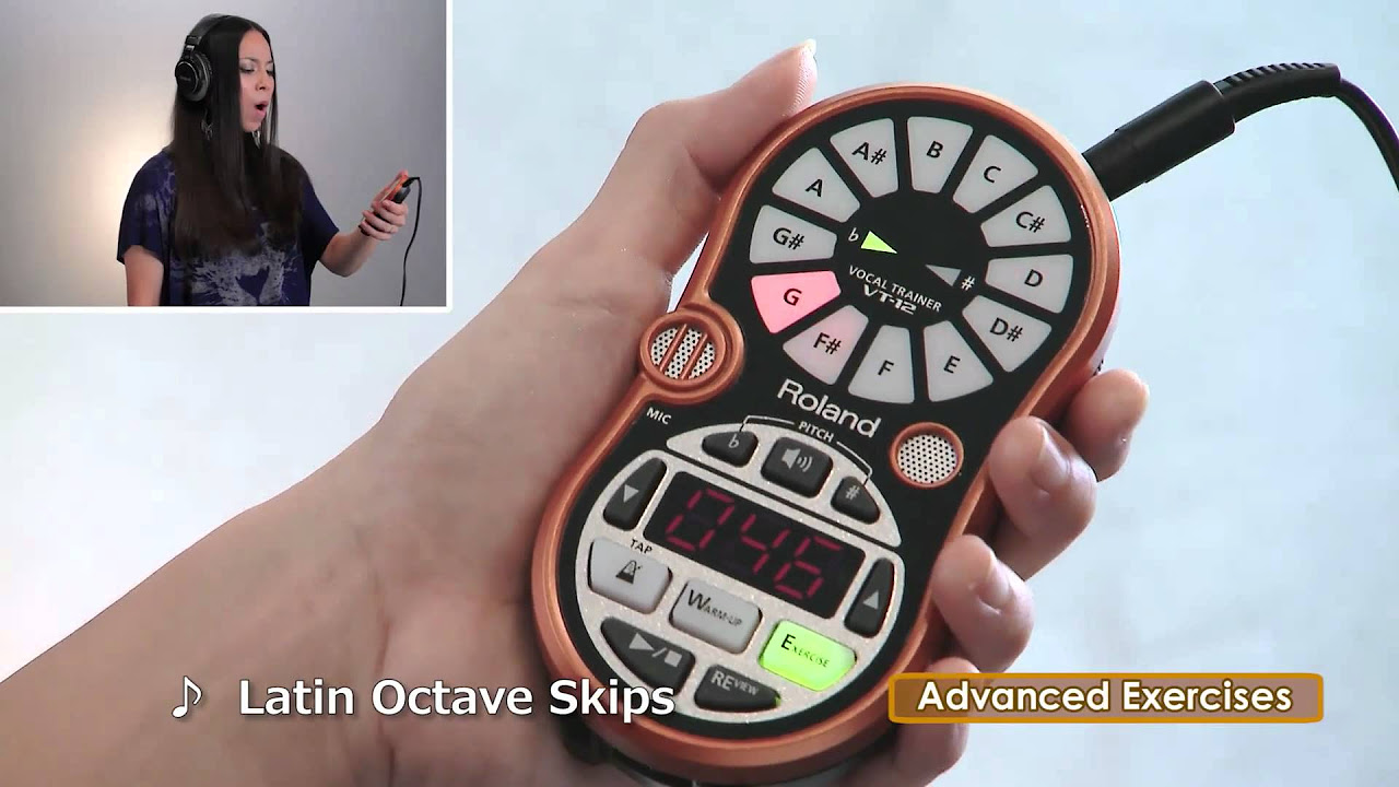 Roland Vocal Workouts with the VT-12 - YouTube
