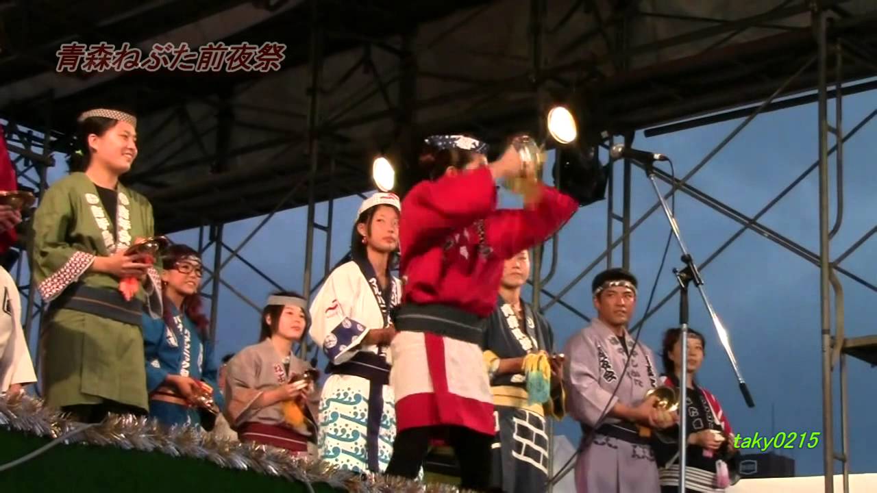 青森 ねぶた祭り 前夜祭 競技 熱気バトル「手振りがね（鉦）」 2014