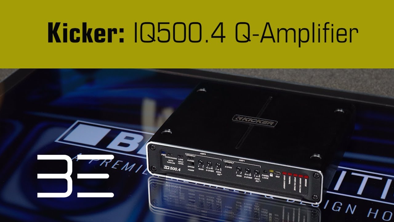Kicker: IQ500.4 Q-Class Amplifier - YouTube