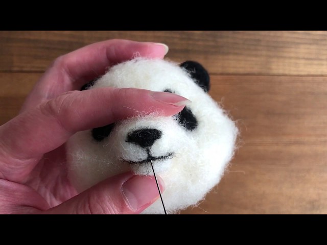 羊毛フェルトで作るパンダの作り方 - YouTube