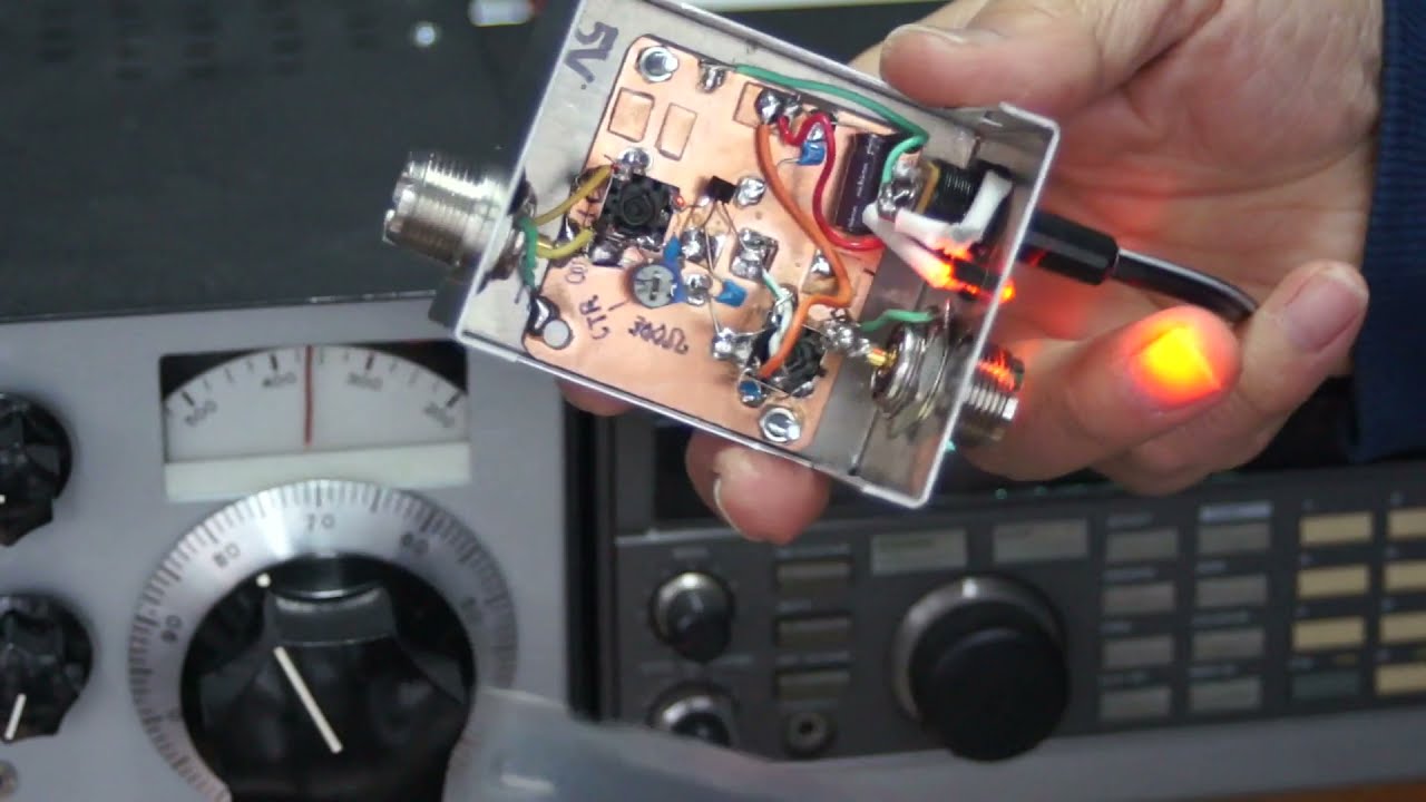 1000円で作る受信用プリアンプ アマチュア無線・航空無線・SWL - YouTube