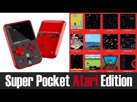 Super Pocket Atari Edition handheld including Evercade games - YouTube