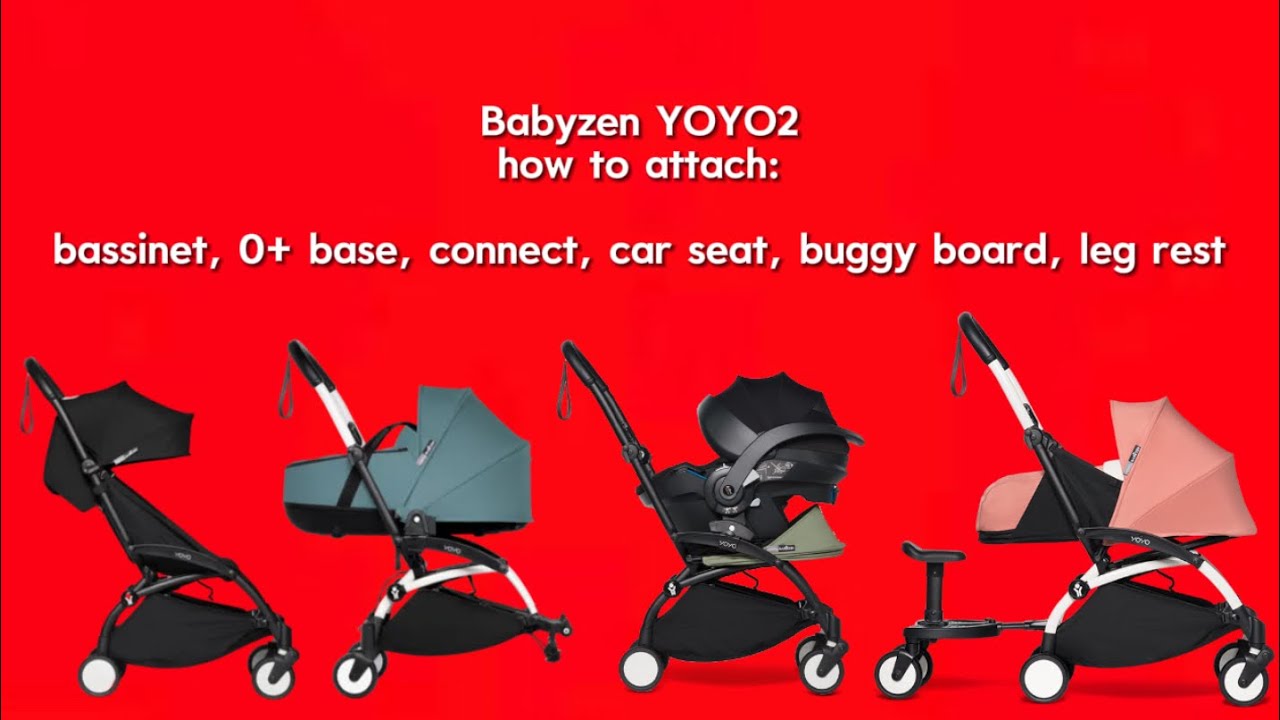 Babyzen Yoyo2: Accessories Instructions - YouTube