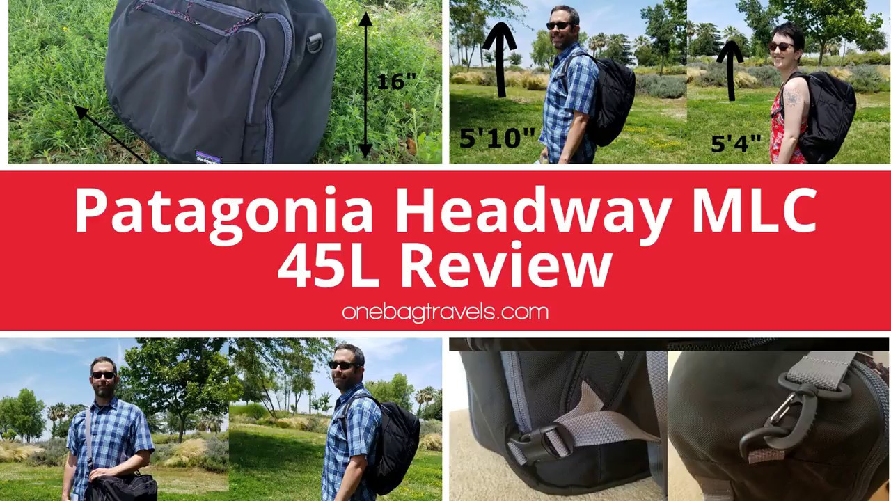 Patagonia Headway MLC 45L - One Bag Packing Demo and Review - YouTube
