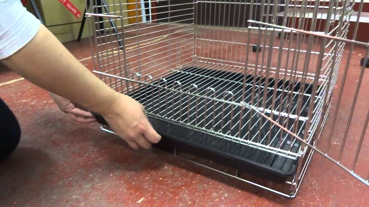 20150120 えとぴりか オールステンレス・ドームケージ 2/3 - YouTube