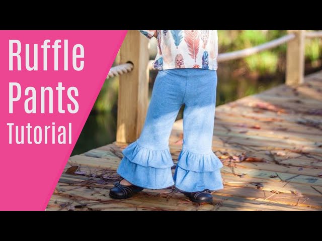 😍Sew Easy! Ruffle Pants🌸 - YouTube
