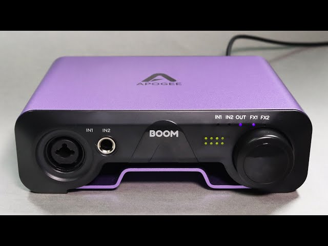 Apogee Boom Interface Review / Explained - YouTube