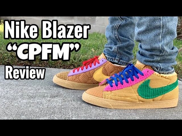 Nike Blazer x CPFM Review & On Feet - YouTube