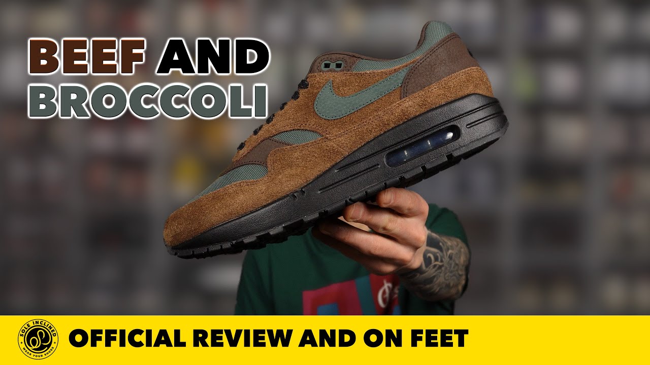 Air Max 1 'Beef and Broccoli' In Depth Review and On Feet! - YouTube