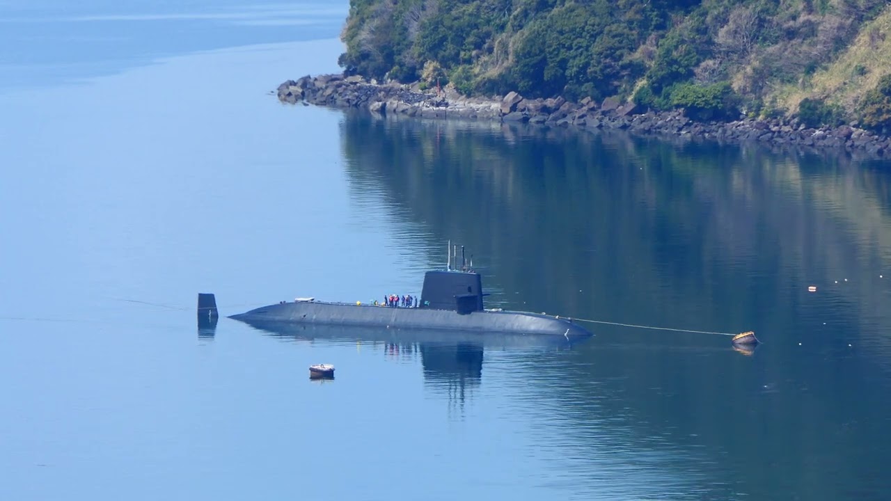 おやしお型潜水艦 鹿児島音響測定所 - YouTube