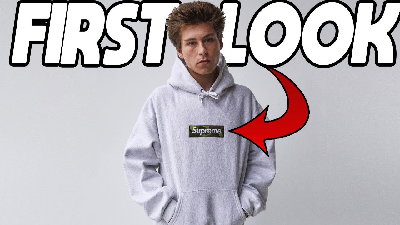 FIRST LOOK at Supreme FW23 - Camo Box Logo Hoodie - YouTube