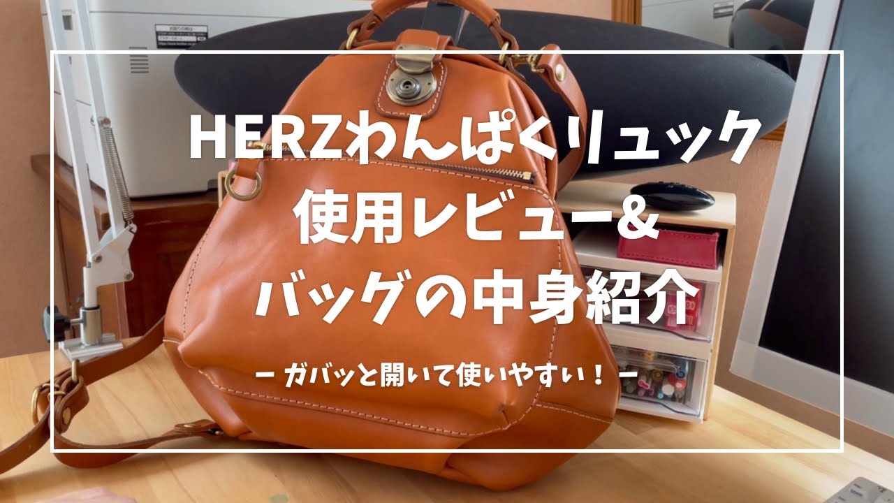 Herzわんぱくリュック】購入品紹介＆バッグの中身紹介 - YouTube