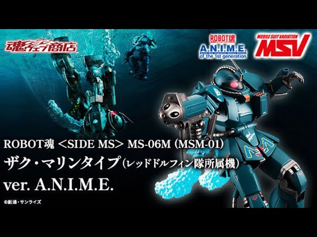THE ROBOT SPIRITS ＜SIDE MS＞ MS-06M ZAKU MARINE TYPE (RED DOLPHIN
