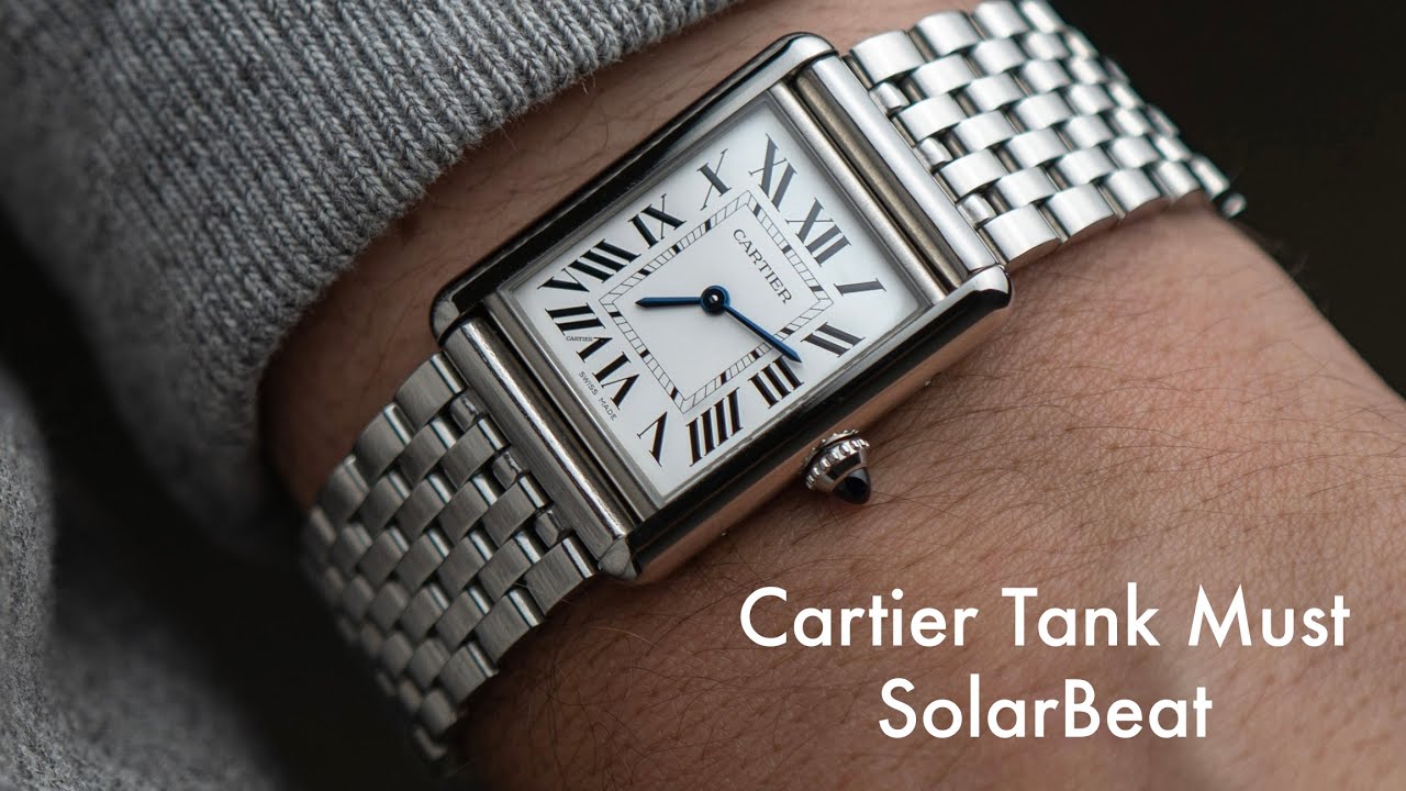 I got it! - The Cartier Tank Must SolarBeat - YouTube