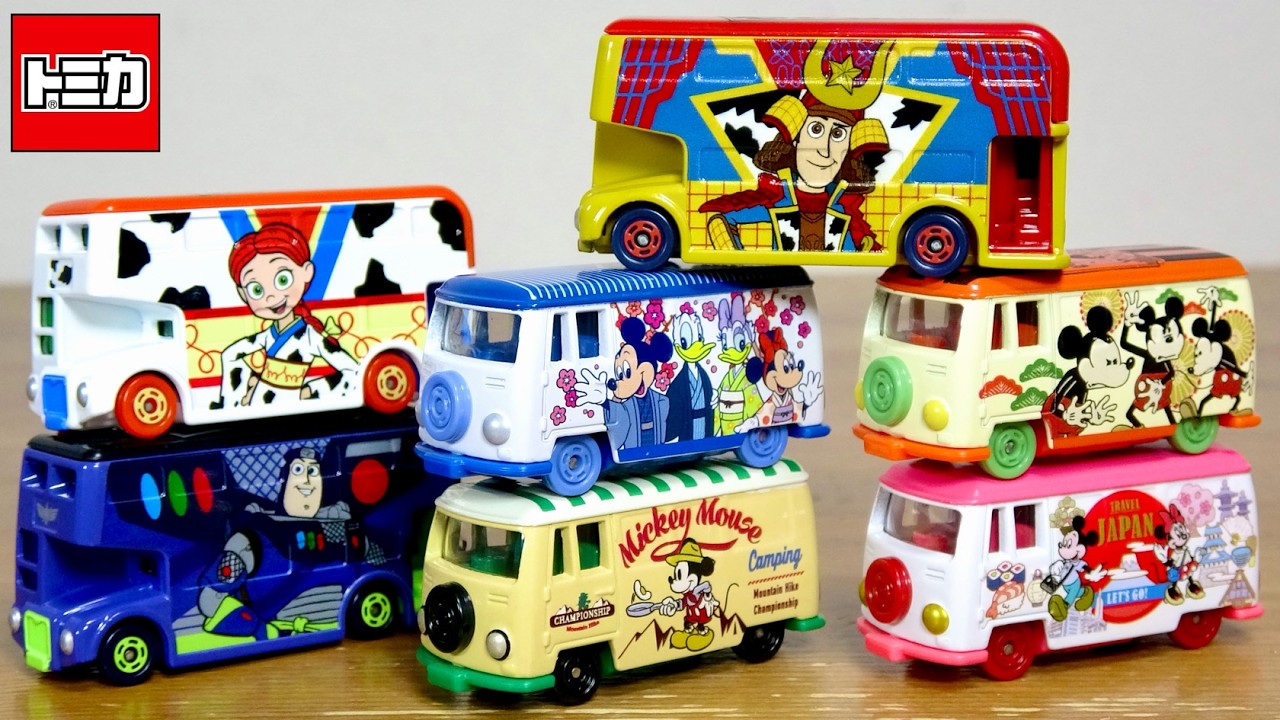 All Japanese! Dream Tomica Disney Series 7 Types Toy Story 30th