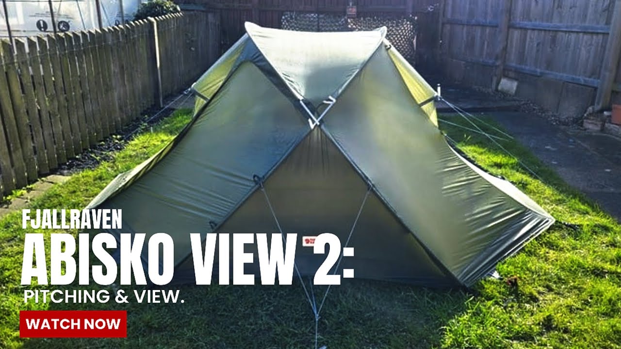 FJALLRAVEN Abisko View 2: Pitching & View. - YouTube