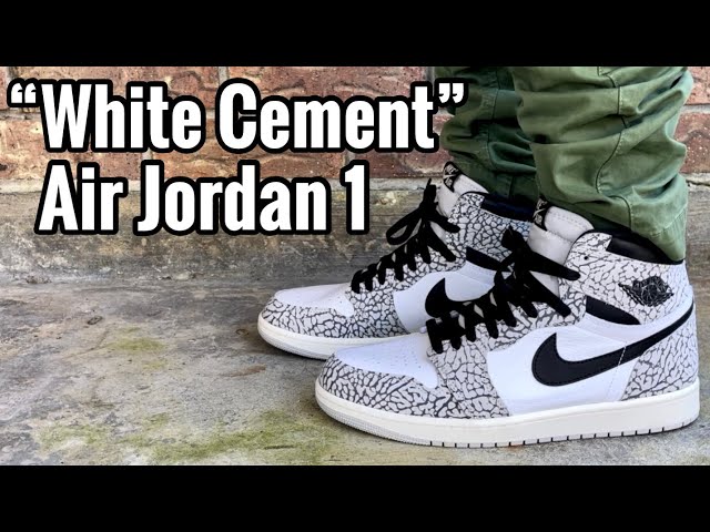 Air Jordan 1 “White Cement” “Elephant Print” Review & On Feet